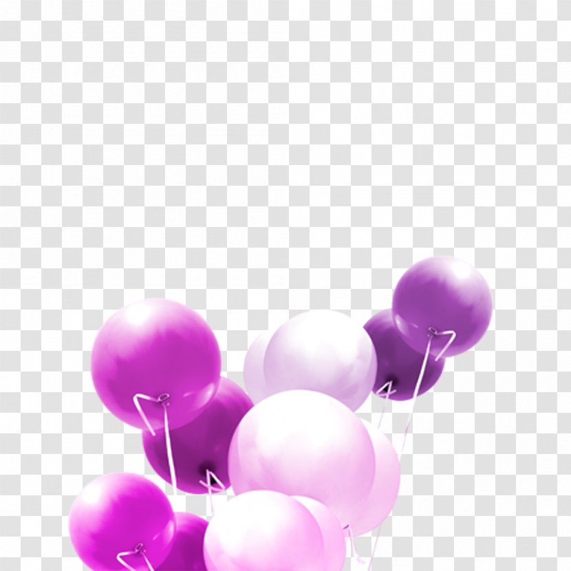 Flight Balloon Download - Magenta - Floating Balloons Holiday Decoration Transparent PNG