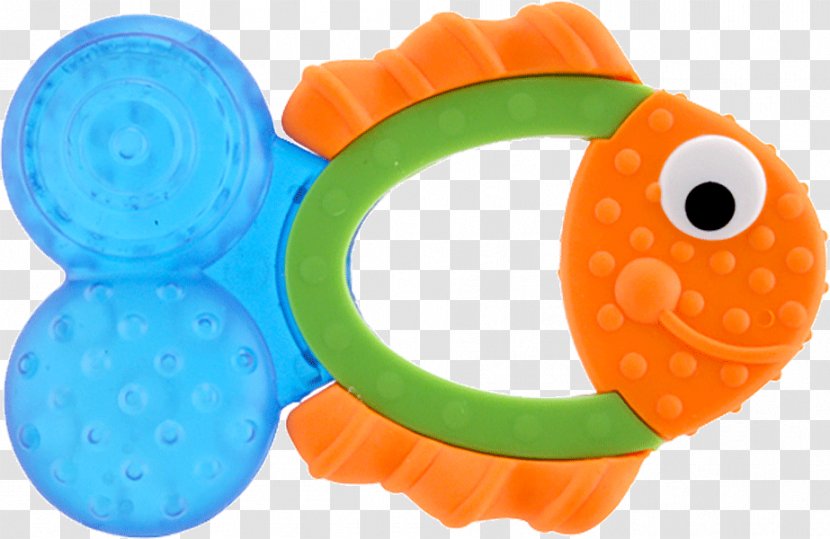 Teether Child Infant Toy Rattle - Orange Transparent PNG