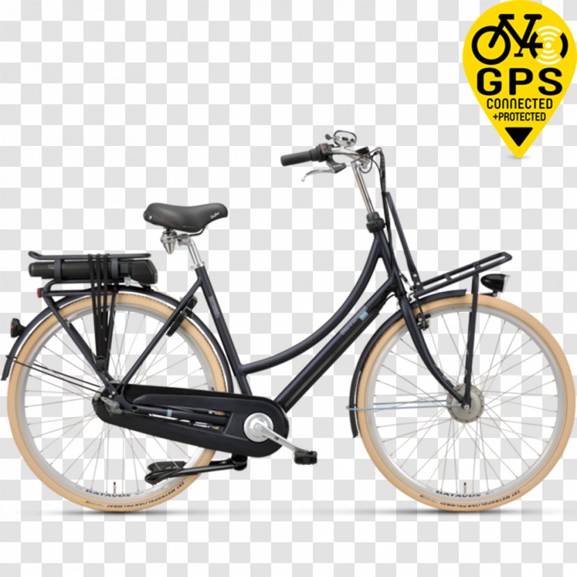 Batavus CNCTD E-Go (2018) Electric Bicycle City - Frame Transparent PNG