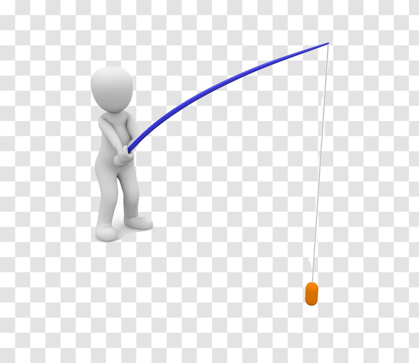 Angling Fishing Rod - Blue - Villain Transparent PNG