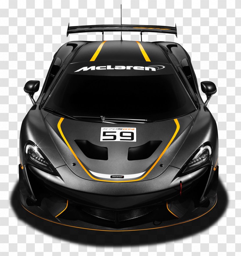 2017 McLaren 570S 2016 GT4 European Series Car - Personal Protective Equipment - Black Mclaren 570s Race Transparent PNG