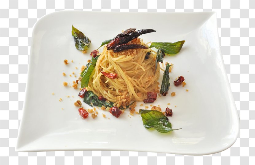 Spaghetti Alla Puttanesca Pasta Al Dente Taglierini - Vegetarian Food - Lasagna Book Transparent PNG