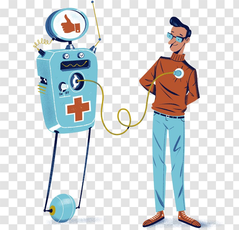 Medicine Medical Device Equipment Cartoon - Robot Transparent PNG