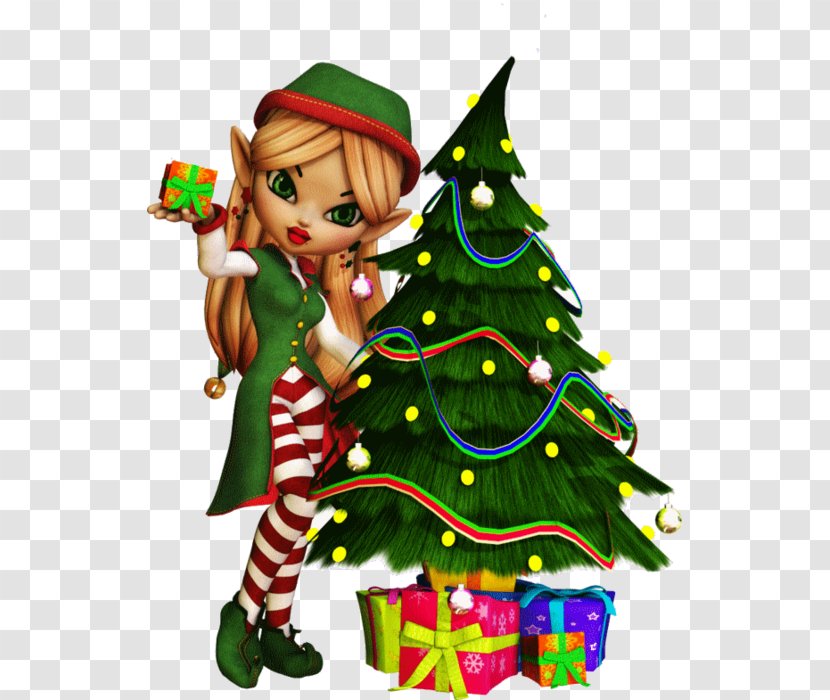 Santa Claus Christmas Day Tree Elf Decoration - Ornament Transparent PNG