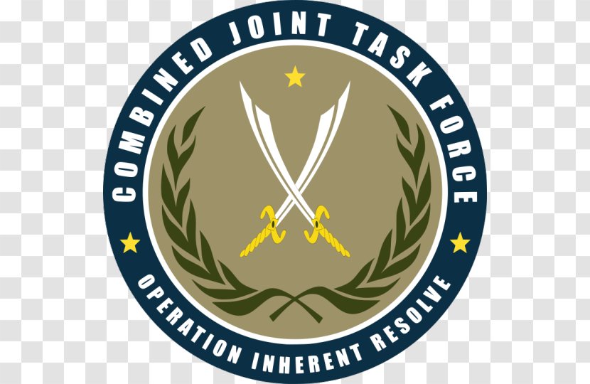 Combined Joint Task Force – Operation Inherent Resolve Iraq 2014 Military Intervention Against ISIS Syria - Emblem Transparent PNG