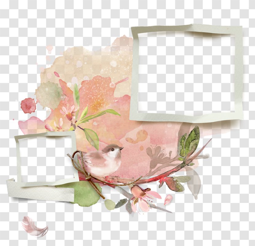 Floral Design Cut Flowers Artificial Flower Picture Frames - Pink M Transparent PNG