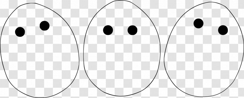 Smiley Facial Expression Face Line Art - Cartoon - Three Transparent PNG