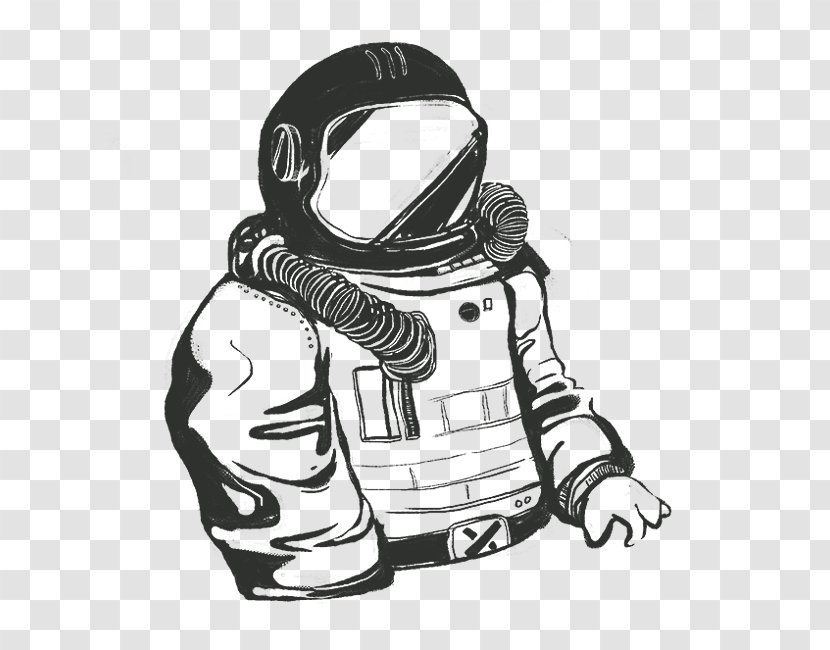 Astronaut Drawing Image Illustration Shutterstock - Sleeve Transparent PNG