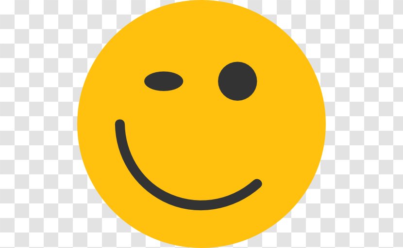 Emoticon Smiley Wink Emoji - Yellow Transparent PNG