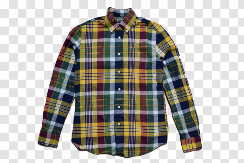 Sleeve Tartan Shirt Button Barnes & Noble Transparent PNG