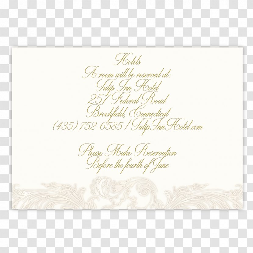Wedding Invitation Convite Font - Beige Transparent PNG