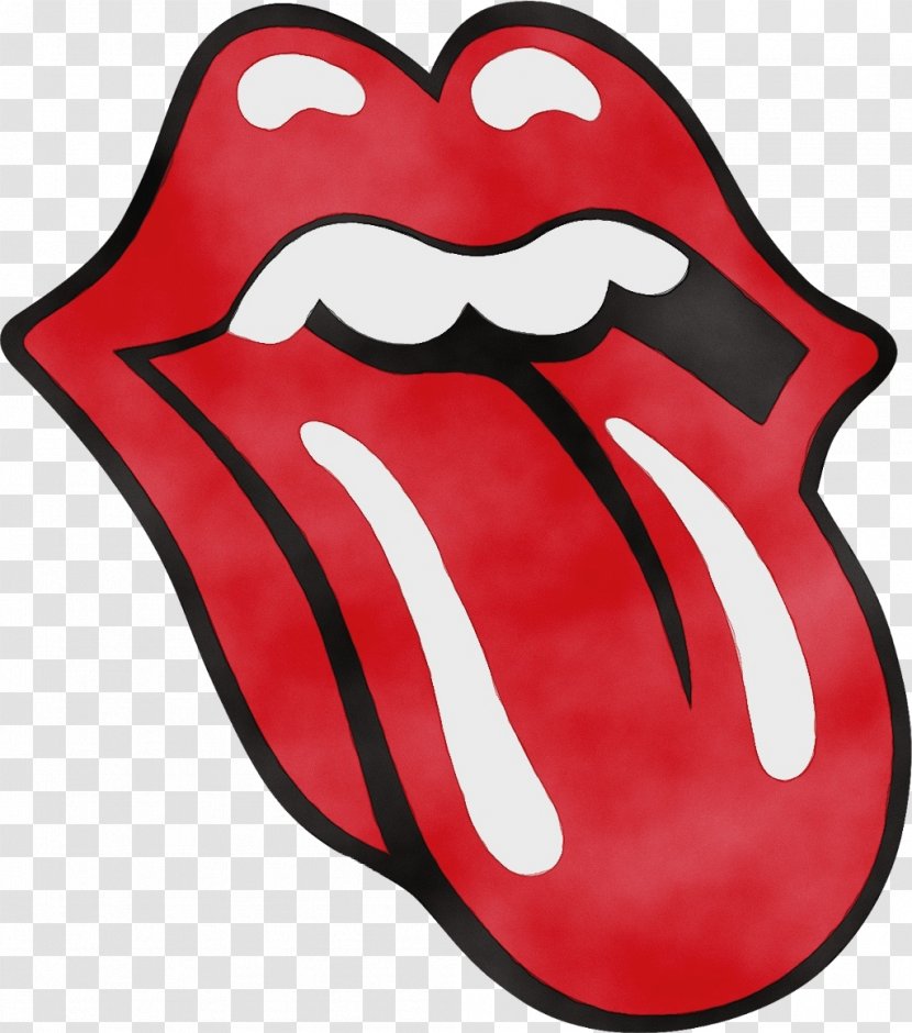 Red Clip Art Mouth Lip Cartoon - Wet Ink - Tongue Transparent PNG