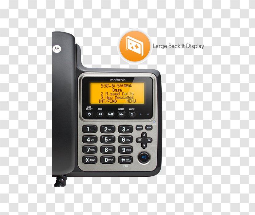 Cordless Telephone Answering Machines Home & Business Phones Digital Enhanced Telecommunications Transparent PNG