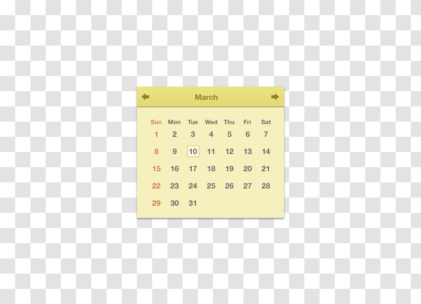 Brand Yellow Pattern - Google Calendar - Pages Transparent PNG