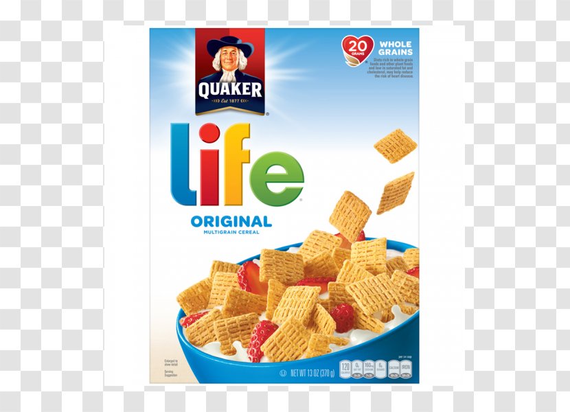 Breakfast Cereal Life Whole Grain Quaker Oats Company Transparent PNG