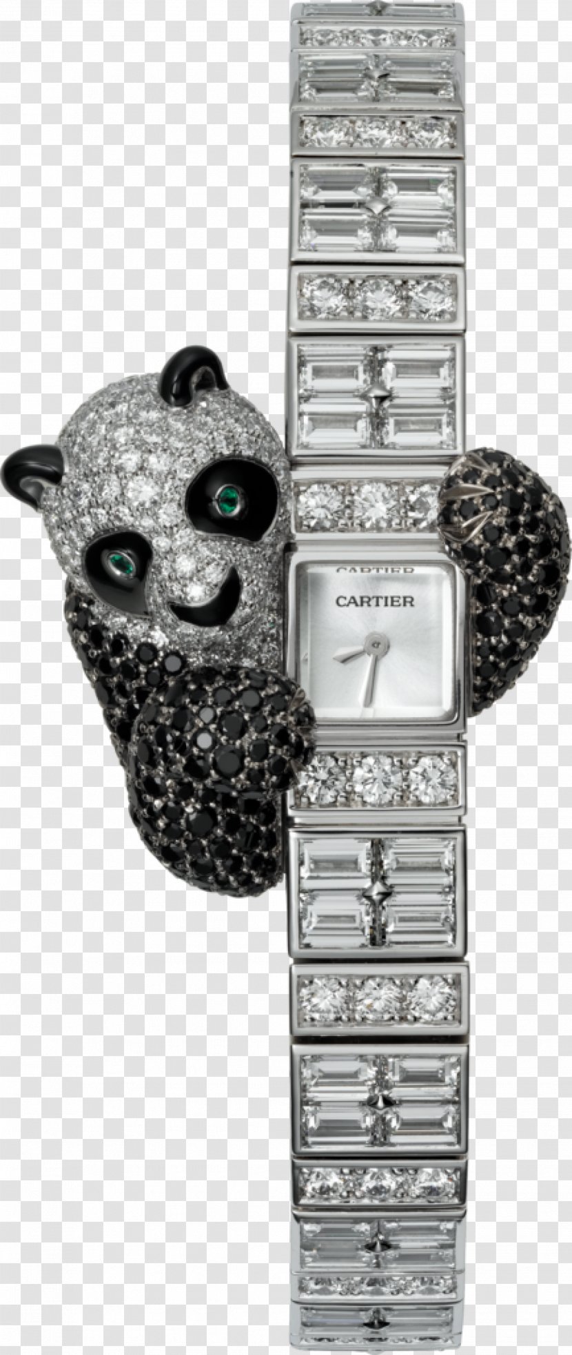 Cartier Watch Jewellery Manufacture D'horlogerie Colored Gold - Diamond Transparent PNG
