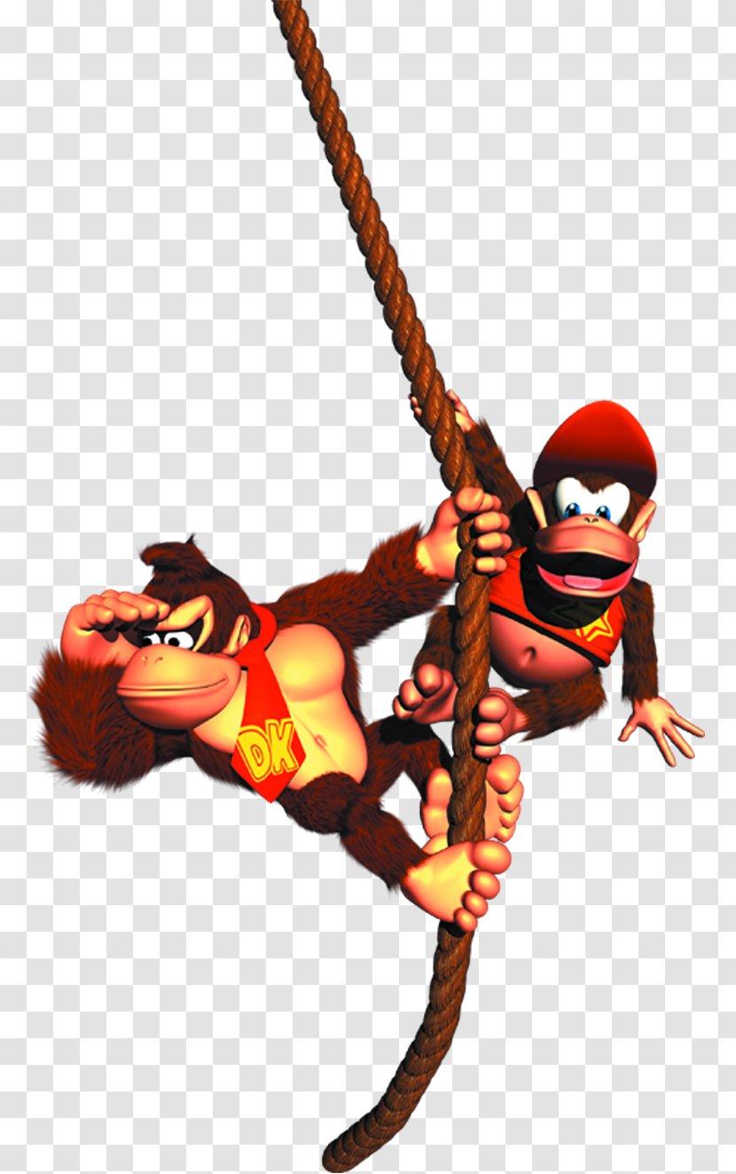 Donkey Kong Country 2: Diddys Quest Returns 3: Dixie Kongs Double Trouble! - Diddy - Clipart Transparent PNG
