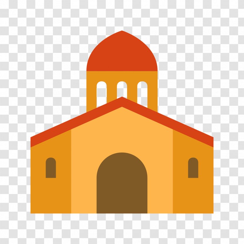 Clip Art - Orange - Building Icon Transparent PNG