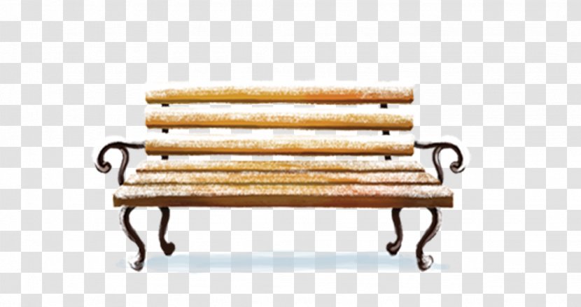 Chair Bench Cartoon Chemical Element Christmas - Snow Transparent PNG
