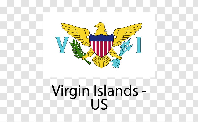 Flag Of The United States Virgin Islands Vector Graphics - Yellow Transparent PNG