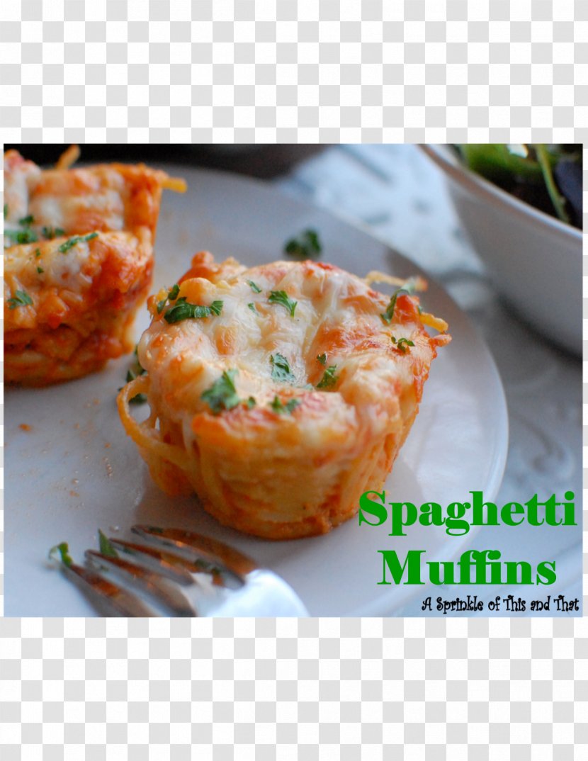 Vegetarian Cuisine Dish Muffin Food - Spaghetti Transparent PNG