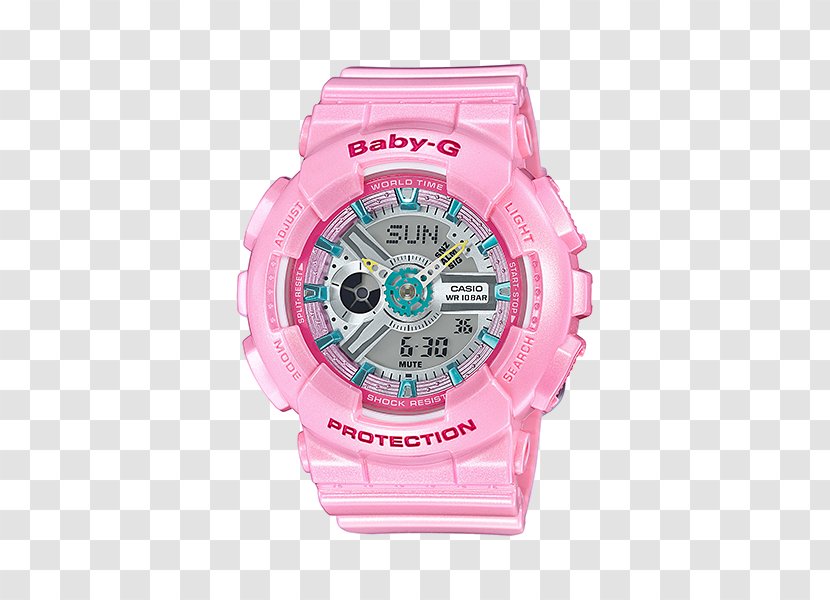 G-Shock Shock-resistant Watch Casio Pink - Silhouette - Girls Generation Transparent PNG