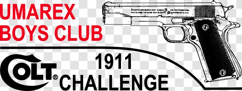 Firearm M1911 Pistol Colt's Manufacturing Company Logo - Air Gun - Multi Style Uniforms Transparent PNG