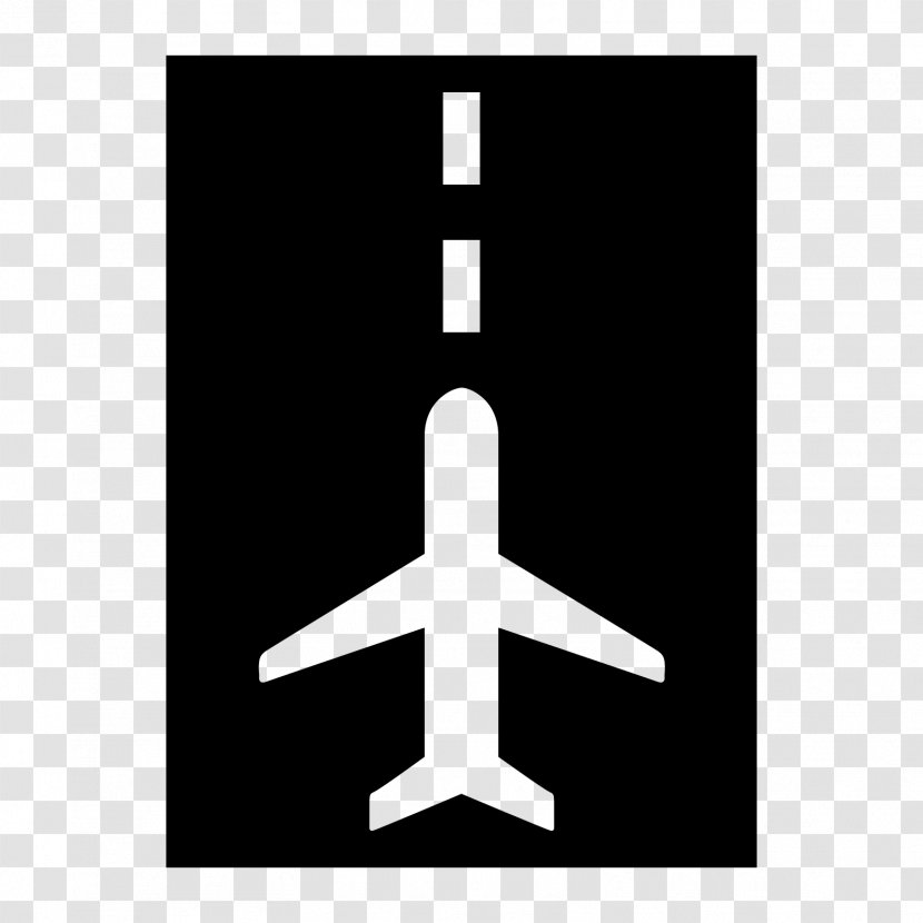 Airplane Runway Font - Landing Transparent PNG
