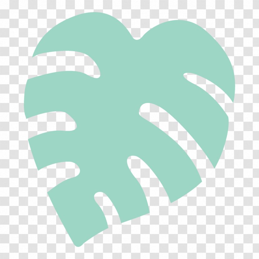 Green Leaf Logo Hand Symbol Transparent PNG