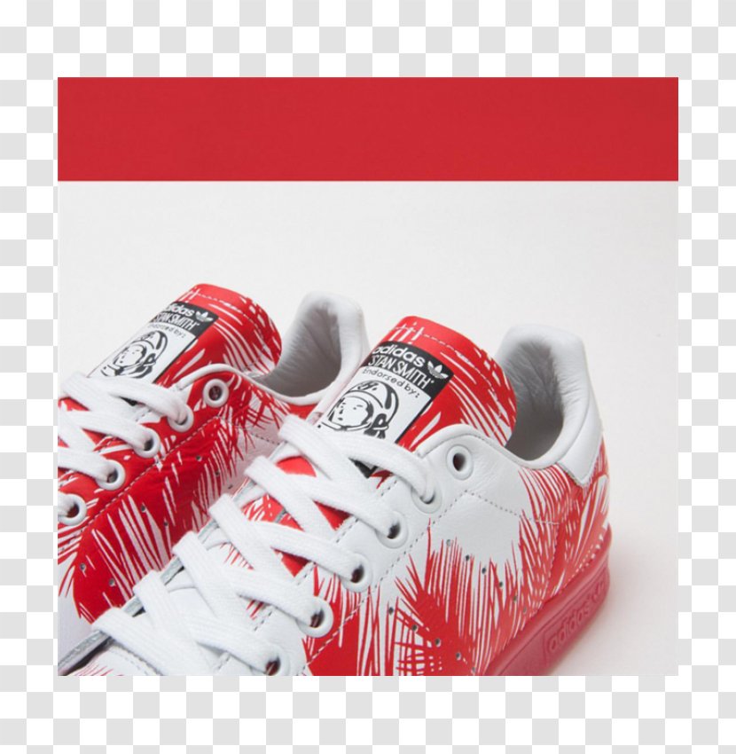 Adidas Stan Smith Sports Shoes Red - Walking Shoe Transparent PNG