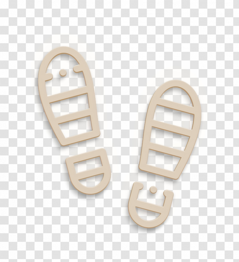 Footprints Icon Step Icon Crime Investigation Icon Transparent PNG