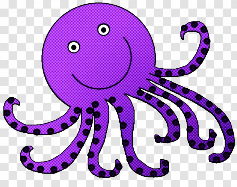 Octopus Violet Purple Pink Cartoon - Giant Pacific Transparent PNG
