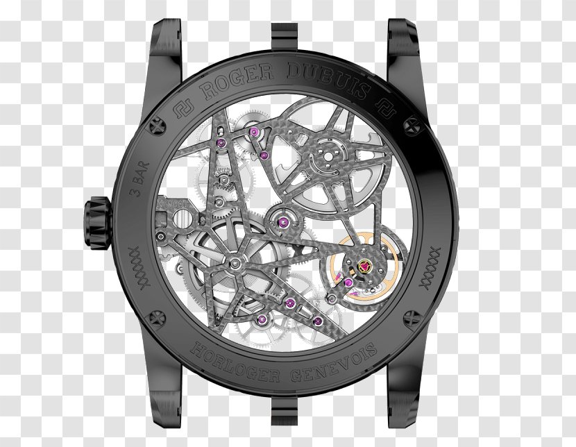 Skeleton Watch Roger Dubuis Clock Automatic Transparent PNG