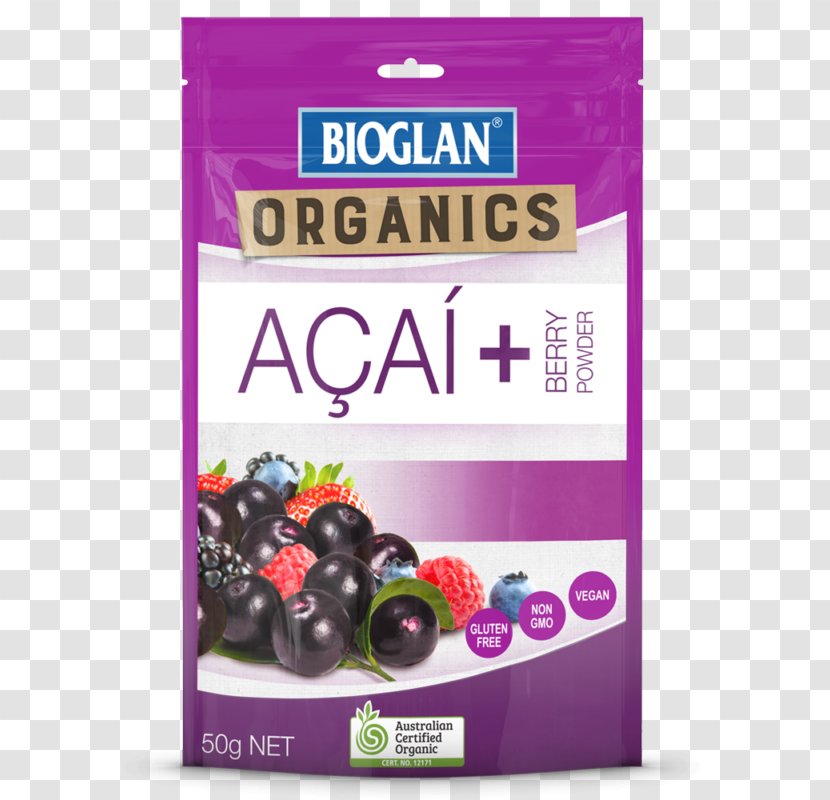 Organic Food Açaí Palm Superfood Powder Berry - A%c3%a7a%c3%ad - Health Transparent PNG