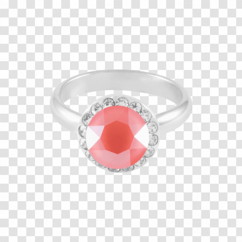 Ring Body Jewellery Human RED.M - Halo Infinity Band Transparent PNG