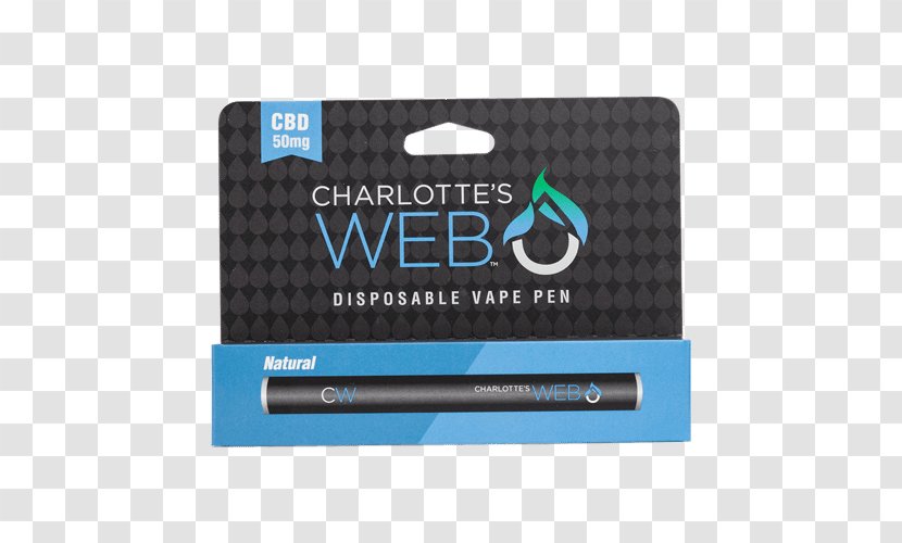 Charlotte's Web Vaporizer Cannabidiol Electronic Cigarette Medical Cannabis - Charlotte Transparent PNG