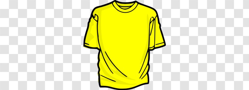 T-shirt Clothing Clip Art - Sportswear - Yellow Cliparts Transparent PNG