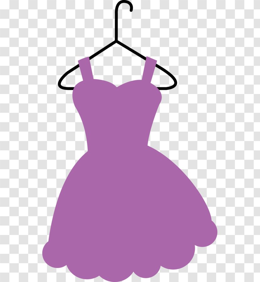 Clip Art Dress Clothing Clothes Hanger Openclipart - Violet Transparent PNG