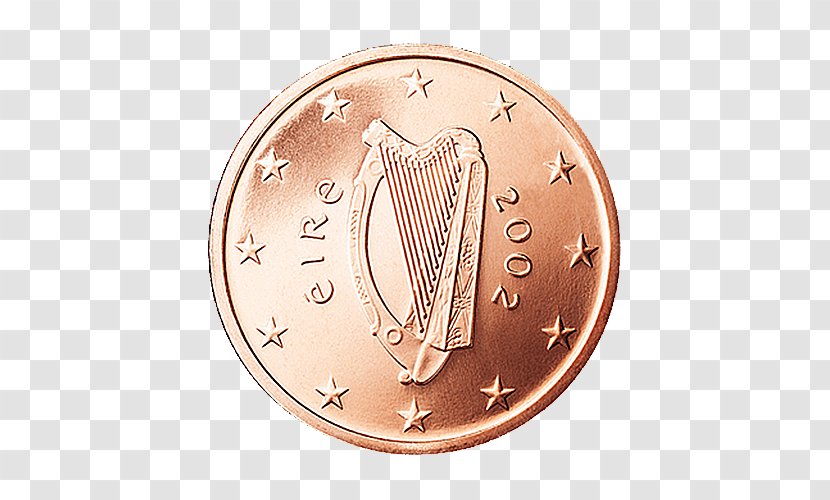 Ireland Euro Coins 1 Cent Coin 5 - Money Transparent PNG