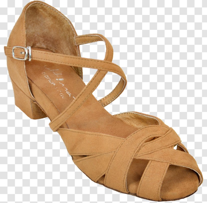 Dance Peep-toe Shoe Suede Sandal - Beige - Brown Oxford Shoes For Women Transparent PNG