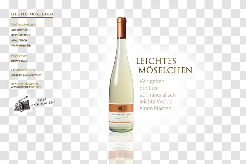 Liqueur White Wine Champagne Glass Bottle - Alcoholic Beverage Transparent PNG