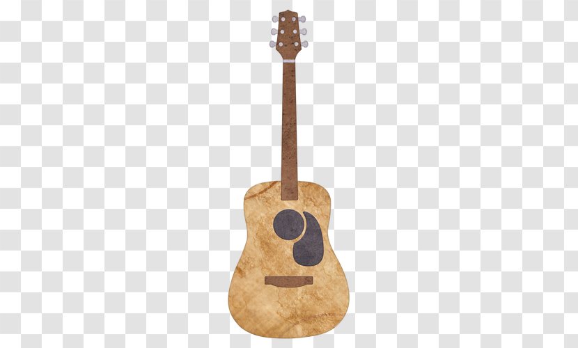 Steel-string Acoustic Guitar Acoustic-electric - Cartoon - Design Transparent PNG