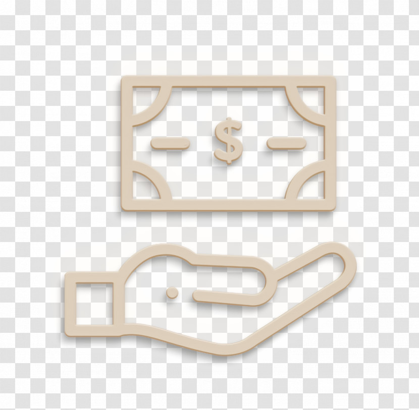 Dollar Bill Icon Hand Icon Online Shopping Icon Transparent PNG