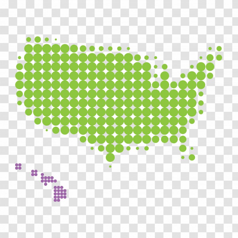 United States Vector Map - Area Transparent PNG