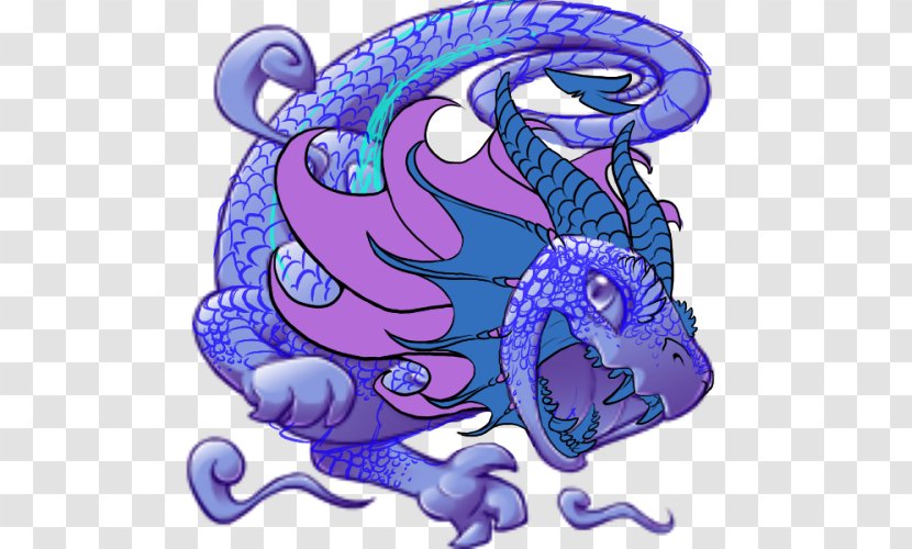 Dragon Fish .cf Clip Art - Mythical Creature - Love Potion Transparent PNG