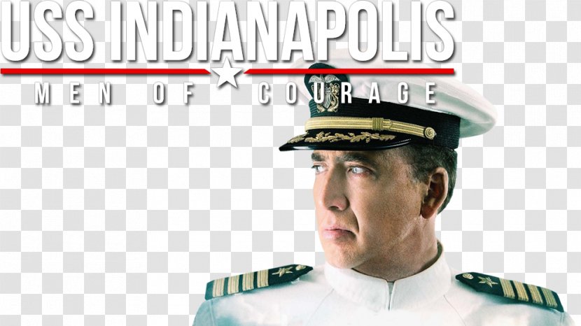 Nicolas Cage USS Indianapolis: Men Of Courage Captain McVay Film - Headgear - United States Transparent PNG