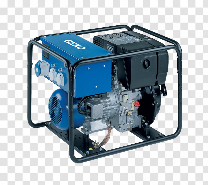 Diesel Generator Electric Engine-generator Power Station Engine - Geko Transparent PNG