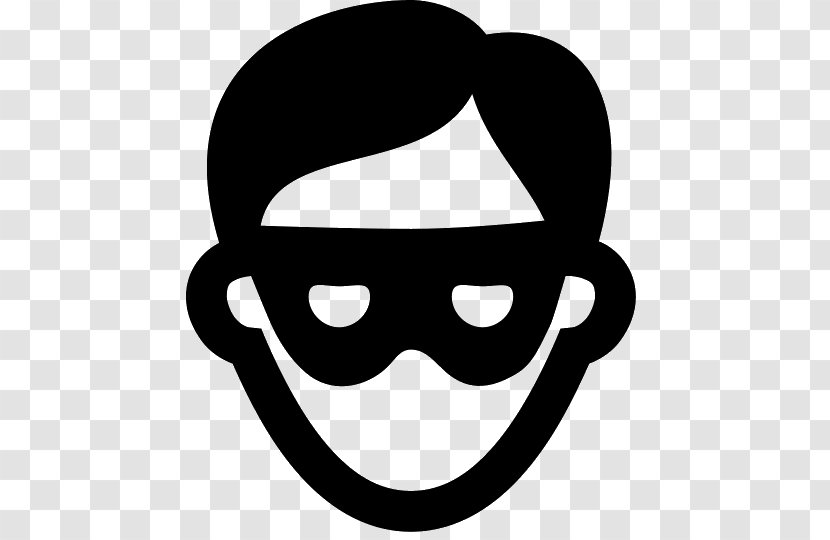 Fraud Con Artist - Black And White - Smiley Transparent PNG