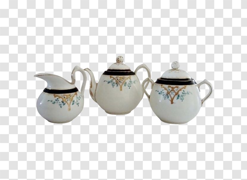 Limoges Teapot Porcelain Kettle Pottery - Hand Painted Transparent PNG
