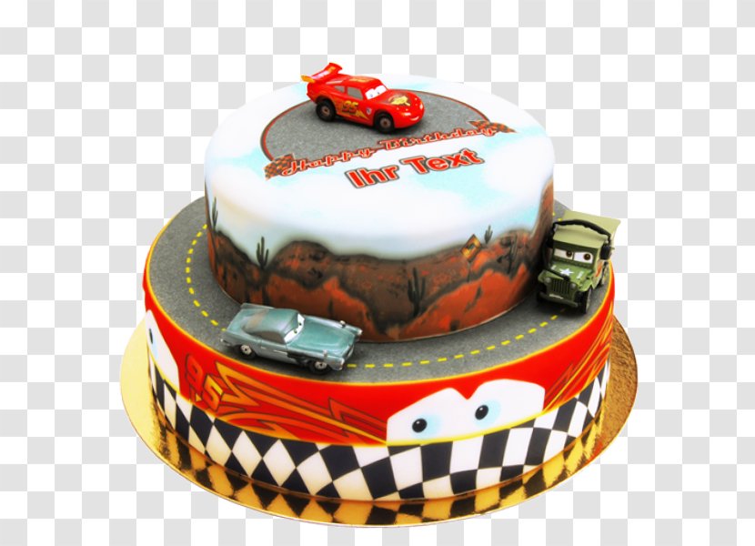 Birthday Cake Torte Finn McMissile Lightning McQueen Sarge - Mcmissile Transparent PNG